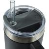 imagePelican Hydration Pelican Porter 40 oz Vacuum Insulated Tumbler  Recycled Stainless Steel Double Wall Travel with Dual Lid Powder Coated Insulated Coffee Mug For Hot Cold Drinks Jet BlackJet Black