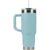 imagePelican Hydration Pelican Porter 40 oz Vacuum Insulated Tumbler  Recycled Stainless Steel Double Wall Travel with Dual Lid Powder Coated Insulated Coffee Mug For Hot Cold Drinks Jet BlackBreeze