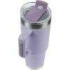 imagePelican Hydration Pelican Porter 40 oz Vacuum Insulated Tumbler  Recycled Stainless Steel Double Wall Travel with Dual Lid Powder Coated Insulated Coffee Mug For Hot Cold Drinks Jet BlackLilac
