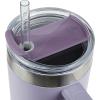 imagePelican Hydration Pelican Porter 40 oz Vacuum Insulated Tumbler  Recycled Stainless Steel Double Wall Travel with Dual Lid Powder Coated Insulated Coffee Mug For Hot Cold Drinks Jet BlackLilac