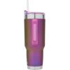 imagePelican Hydration Pelican Porter 40 oz Vacuum Insulated Tumbler  Recycled Stainless Steel Double Wall Travel with Dual Lid Powder Coated Insulated Coffee Mug For Hot Cold Drinks Jet BlackUnicorn