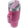 imagePelican Hydration Pelican Porter 40 oz Vacuum Insulated Tumbler  Recycled Stainless Steel Double Wall Travel with Dual Lid Powder Coated Insulated Coffee Mug For Hot Cold Drinks Jet BlackOrchid
