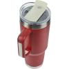 imagePelican Hydration Pelican Porter 40 oz Vacuum Insulated Tumbler  Recycled Stainless Steel Double Wall Travel with Dual Lid Powder Coated Insulated Coffee Mug For Hot Cold Drinks Jet BlackBrick