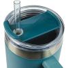 imagePelican Hydration Pelican Porter 40 oz Vacuum Insulated Tumbler  Recycled Stainless Steel Double Wall Travel with Dual Lid Powder Coated Insulated Coffee Mug For Hot Cold Drinks Jet BlackLagoon