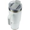 imagePelican Hydration Pelican Porter 40 oz Vacuum Insulated Tumbler  Recycled Stainless Steel Double Wall Travel with Dual Lid Powder Coated Insulated Coffee Mug For Hot Cold Drinks Jet BlackBright White