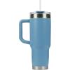 imagePelican Hydration Pelican Porter 40 oz Vacuum Insulated Tumbler  Recycled Stainless Steel Double Wall Travel with Dual Lid Powder Coated Insulated Coffee Mug For Hot Cold Drinks Jet BlackDenim