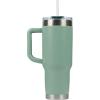 imagePelican Hydration Pelican Porter 40 oz Vacuum Insulated Tumbler  Recycled Stainless Steel Double Wall Travel with Dual Lid Powder Coated Insulated Coffee Mug For Hot Cold Drinks Jet BlackSage