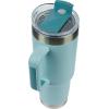 imagePelican Hydration Pelican Porter 40 oz Vacuum Insulated Tumbler  Recycled Stainless Steel Double Wall Travel with Dual Lid Powder Coated Insulated Coffee Mug For Hot Cold Drinks Jet BlackBreeze