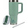 imagePelican Hydration Pelican Porter 40 oz Vacuum Insulated Tumbler  Recycled Stainless Steel Double Wall Travel with Dual Lid Powder Coated Insulated Coffee Mug For Hot Cold Drinks Jet BlackSage