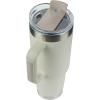 imagePelican Hydration Pelican Porter 40 oz Vacuum Insulated Tumbler  Recycled Stainless Steel Double Wall Travel with Dual Lid Powder Coated Insulated Coffee Mug For Hot Cold Drinks Jet BlackClay