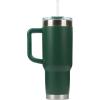 imagePelican Hydration Pelican Porter 40 oz Vacuum Insulated Tumbler  Recycled Stainless Steel Double Wall Travel with Dual Lid Powder Coated Insulated Coffee Mug For Hot Cold Drinks Jet BlackHunter