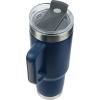 imagePelican Hydration Pelican Porter 40 oz Vacuum Insulated Tumbler  Recycled Stainless Steel Double Wall Travel with Dual Lid Powder Coated Insulated Coffee Mug For Hot Cold Drinks Jet BlackMidnight