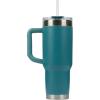 imagePelican Hydration Pelican Porter 40 oz Vacuum Insulated Tumbler  Recycled Stainless Steel Double Wall Travel with Dual Lid Powder Coated Insulated Coffee Mug For Hot Cold Drinks Jet BlackLagoon