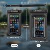 imagePelican 2 Pack Marine  IP68 Waterproof Phone Pouch XL Size Floating Waterproof Phone Case  Beach Cruise Ship Travel Essentials  Works with All Phones  Detachable Lanyard  Stealth BlackXL