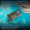 imagePelican 2 Pack Marine  IP68 Waterproof Phone Pouch XL Size Floating Waterproof Phone Case  Beach Cruise Ship Travel Essentials  Works with All Phones  Detachable Lanyard  Stealth BlackRegular