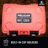 imagePelican 20 Quart Elite CoolerGreyGreen