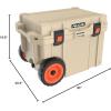 imagePelican 65QT Elite Wheeled CoolerTanOrange