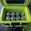 imagePelican 8QT Personal Cooler ampamp Dry BoxDark GreyGreen