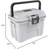 imagePelican 8QT Personal Cooler ampamp Dry BoxWhiteGrey