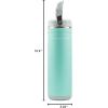 imagePelican Hydration Pelican Pacific 26 oz Vacuum Insulated Tumbler  Recycled Stainless Steel Double Wall Travel with Dual Lid Powder Coated Insulated Water Bottle For Cold Drinks BlushSeafoam
