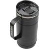 imagePelican Hydration Pelican Ridge 18 oz Vacuum Insulated Tumbler  Recycled Stainless Steel Double Wall Travel with Dual Lid Powder Coated Insulated Coffee Mug For Hot Cold Drinks HunterJet Black