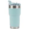 imagePelican Hydration Pelican Traveler 22 oz Vacuum Insulated Tumbler  Stainless Steel Double Wall Travel with Dual Lid Powder Coated Insulated Coffee Mug For Hot Cold Drinks AzureBreeze