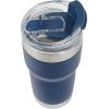 imagePelican Hydration Pelican Traveler 22 oz Vacuum Insulated Tumbler  Stainless Steel Double Wall Travel with Dual Lid Powder Coated Insulated Coffee Mug For Hot Cold Drinks AzureMidnight