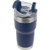 imagePelican Hydration Pelican Traveler 22 oz Vacuum Insulated Tumbler  Stainless Steel Double Wall Travel with Dual Lid Powder Coated Insulated Coffee Mug For Hot Cold Drinks AzureMidnight