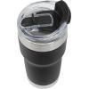 imagePelican Hydration Pelican Traveler 22 oz Vacuum Insulated Tumbler  Stainless Steel Double Wall Travel with Dual Lid Powder Coated Insulated Coffee Mug For Hot Cold Drinks AzureJet Black