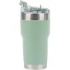 imagePelican Hydration Pelican Traveler 22 oz Vacuum Insulated Tumbler  Stainless Steel Double Wall Travel with Dual Lid Powder Coated Insulated Coffee Mug For Hot Cold Drinks AzureSage