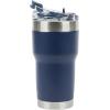 imagePelican Hydration Pelican Traveler 22 oz Vacuum Insulated Tumbler  Stainless Steel Double Wall Travel with Dual Lid Powder Coated Insulated Coffee Mug For Hot Cold Drinks AzureMidnight