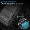 imagePelican MagSafe Wallet for iPhone  Heavy Duty MILSTD SnapOn Phone Magnetic Wallet and Phone Card Holder  Detachable and Slim Hard Case for iPhone 16 Pro Max 15 Pro Max141312 Series  BlackBlack