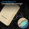 imagePelican MagSafe Wallet for iPhone  Heavy Duty MILSTD SnapOn Phone Magnetic Wallet and Phone Card Holder  Detachable and Slim Hard Case for iPhone 16 Pro Max 15 Pro Max141312 Series  BlackDesert Tan