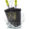 imagePelican Marine  IP68 Waterproof Phone Pouch Regular Size Floating Waterproof Phone Case  Beach Cruise Ship Travel Essentials  Works with All Phones  Detachable Lanyard  BlackHiVis YellowRegular