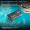 imagePelican Marine  IP68 Waterproof Phone Pouch Regular Size Floating Waterproof Phone Case  Beach Cruise Ship Travel Essentials  Works with All Phones  Detachable Lanyard  BlackHiVis YellowRegular
