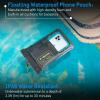 imagePelican Marine  IP68 Waterproof Phone Pouch Regular Size Floating Waterproof Phone Case  Beach Cruise Ship Travel Essentials  Works with All Phones  Detachable Lanyard  BlackHiVis YellowXL
