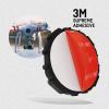 imagePelican Marine 4Pack AirTag Holder Waterproof IP68  Air Tag Case w 3M Adhesive Sticker  Shockproof AirTag Cover  Hidden Air Tag Holder Stick On Mount for Travel Luggage Bike Car Remote  BlackPack of 4