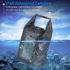 imagePelican Marine IP68 Waterproof Dry Bag 5L  Roll Top Waterproof Backpack wPhone CasePouch  Boating ampamp Kayak Accessories  Essentials for Camping Swimming Beach Fishing Rafting Travel  BlackHunter Camo