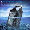 imagePelican Marine IP68 Waterproof Dry Bag 5L  Roll Top Waterproof Backpack wPhone CasePouch  Boating ampamp Kayak Accessories  Essentials for Camping Swimming Beach Fishing Rafting Travel  BlackStealth Black