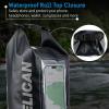 imagePelican Marine IP68 Waterproof Dry Bag 5L  Roll Top Waterproof Backpack wPhone CasePouch  Boating ampamp Kayak Accessories  Essentials for Camping Swimming Beach Fishing Rafting Travel  BlackStealth Black