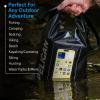 imagePelican Marine IP68 Waterproof Dry Bag 5L  Roll Top Waterproof Backpack wPhone CasePouch  Boating ampamp Kayak Accessories  Essentials for Camping Swimming Beach Fishing Rafting Travel  BlackStealth Black