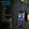 imagePelican Marine IP68 Waterproof Dry Bag 5L  Roll Top Waterproof Backpack wPhone CasePouch  Boating ampamp Kayak Accessories  Essentials for Camping Swimming Beach Fishing Rafting Travel  BlackDry Bag  Stealth Black
