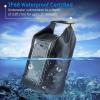 imagePelican Marine IP68 Waterproof Dry Bag 5L  Roll Top Waterproof Backpack wPhone CasePouch  Boating ampamp Kayak Accessories  Essentials for Camping Swimming Beach Fishing Rafting Travel  BlackBlackYellow