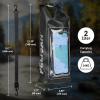 imagePelican Marine IP68 Waterproof Dry Bag 5L  Roll Top Waterproof Backpack wPhone CasePouch  Boating ampamp Kayak Accessories  Essentials for Camping Swimming Beach Fishing Rafting Travel  BlackDry Bag  Stealth Black