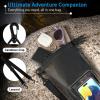 imagePelican Marine IP68 Waterproof Dry Bag 5L  Roll Top Waterproof Backpack wPhone CasePouch  Boating ampamp Kayak Accessories  Essentials for Camping Swimming Beach Fishing Rafting Travel  BlackDry Bag  Stealth Black