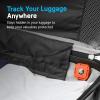 imagePelican Protector 4Pack AirTag Holder  Air Tag Case with 3M Adhesive Sticker  Rugged Shockproof AirTag Cover  Hidden Air Tag Holder Stick On Mount for Travel Luggage Bike Car Remote  BlackStick On Mount Orange 4Pack