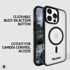 imagePelican Voyager iPhone 16 Pro Max Case Compatible with MagSafe Rugged Phone Case w 18ft MilitaryGrade Drop Protection  Heavy Duty Phone Cover wBelt Clip Holster for iPhone 16 Pro Max  BlackFrosted Clear