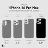 imagePelican Voyager iPhone 16 Pro Max Case Compatible with MagSafe Rugged Phone Case w 18ft MilitaryGrade Drop Protection  Heavy Duty Phone Cover wBelt Clip Holster for iPhone 16 Pro Max  BlackFrosted Clear
