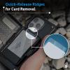 imagePelican iPhone MagSafe Wallet with RFID Blocking  Military STD SnapOn Magnetic Phone Wallet for Cash and Phone Card Holder  Detachable Card Holder for iPhone Pro Max 1615141312  BlackShield Titanium RFID