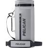 imagePelican Dayventure Sling Soft Cooler  12 Can or 4 Wine Bottle Capacity with Ice  WaterResistant TearProof Outer Shell  Padded Shoulder StrapLight Grey